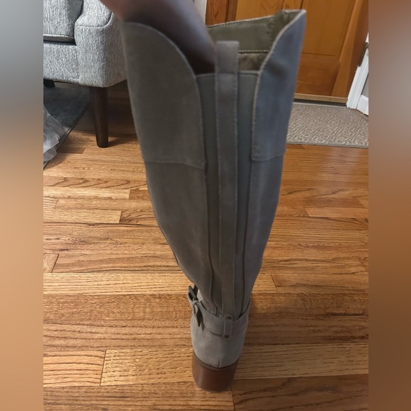 Marc Fisher Riley Taupe Multi Suede Riding Boot NWOT - Picture 7 of 15